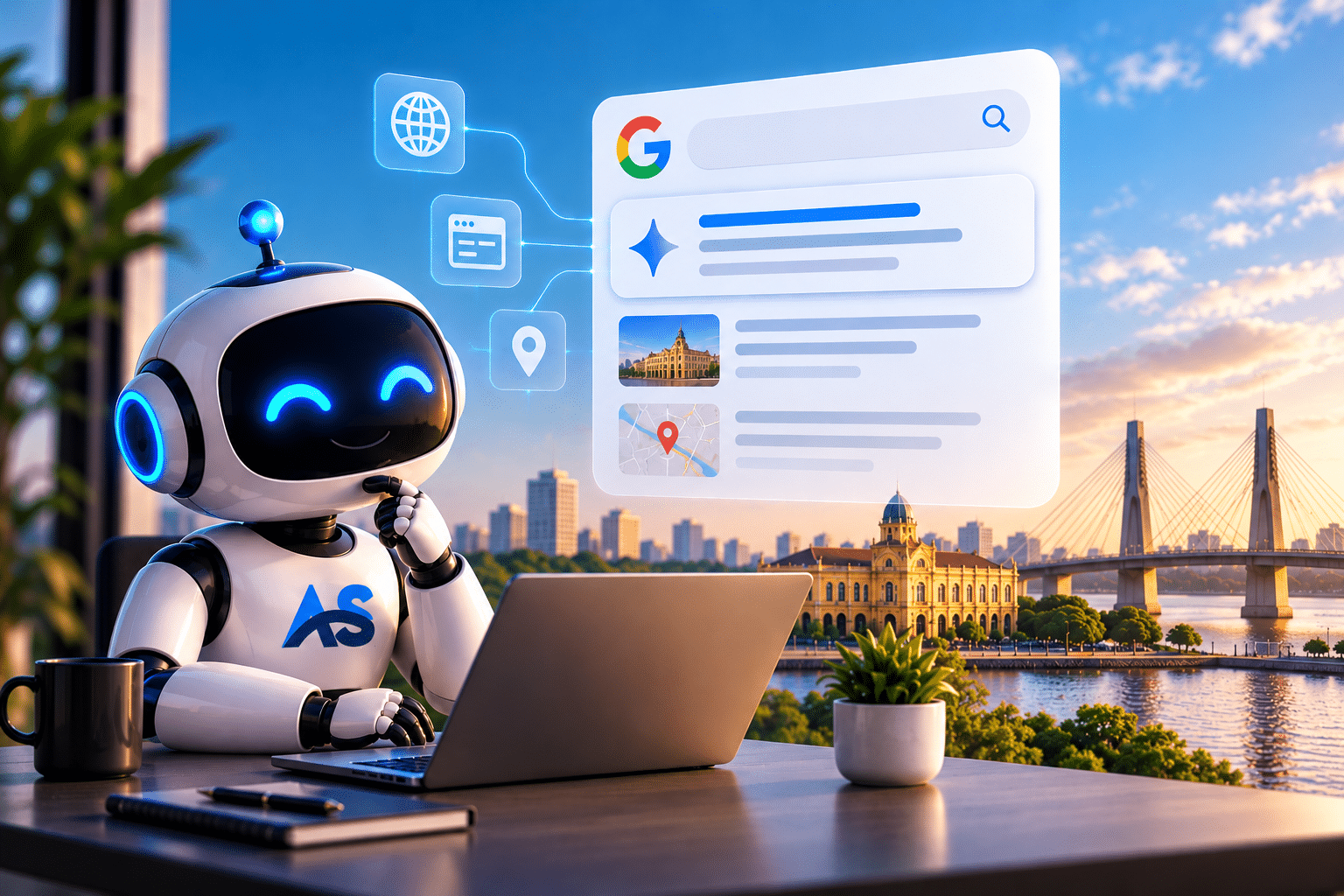 Criação de site em Porto Alegre para busca com IA do Google