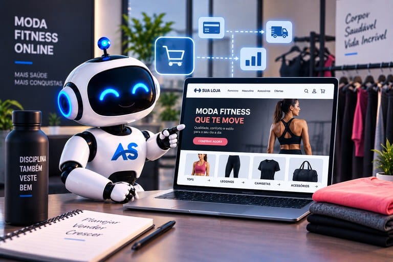 Loja virtual moda fitness Goiânia - Agência Spin